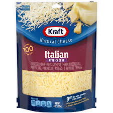 Kraft Italian 5 Cheese Shredded 8oz