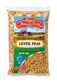 NATURE'S PRIDE LENTILS  400G