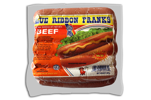 BLUE RIBBON BEEF FRANKS 450G