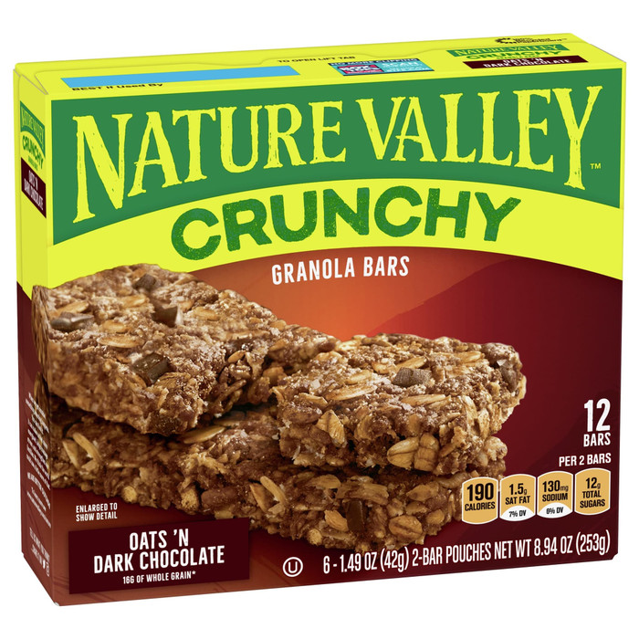 NATURE VALLEY OATS & DARK CHOC 18CT