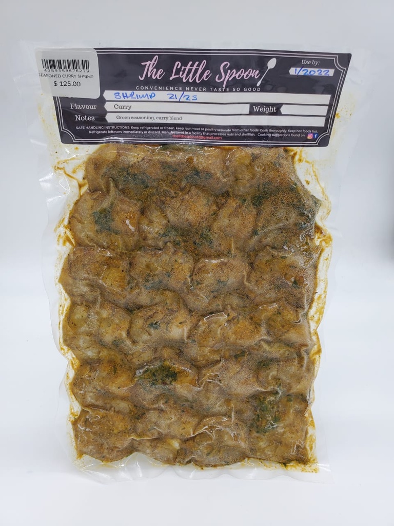 LITTLE SPOON-SEASONED CURRY SHRIMP 16-20