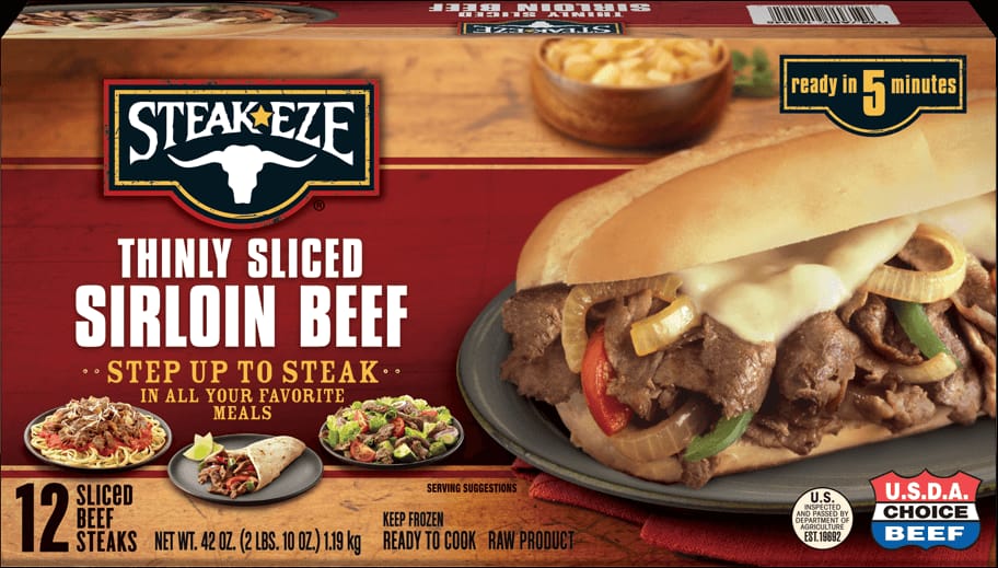 THINLY SLICED SIRLOIN BEEF 42OZ