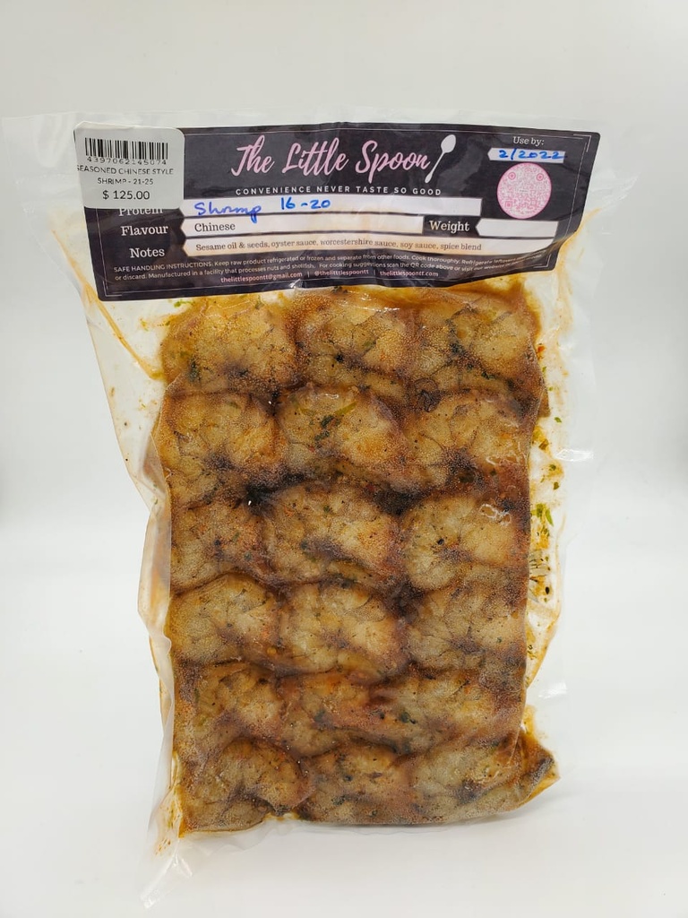 LITTLE SPOON-SEASONED CHINESE STYLE SHRIMP - 21-25