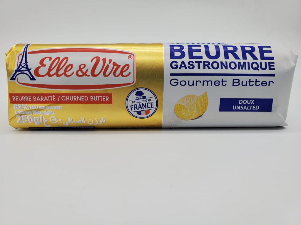 ELLE & VIRE - GOURMET BUTTER UNSALTED 250G
