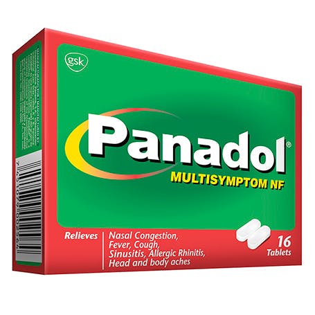 PANADOL MULTISYMPTOM 16CT