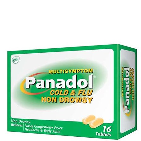 PANADOL NON-DRWY MULTISYMPTOM 16CT