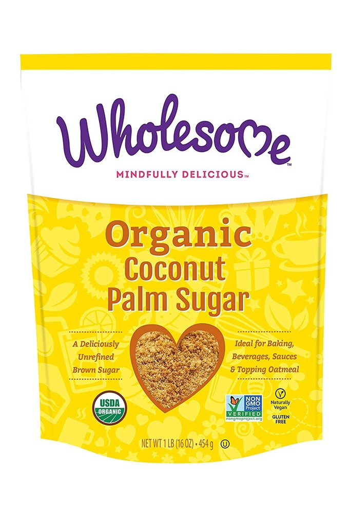 WHOLESOME ORGANIC COCONUT SUGAR 16OZ