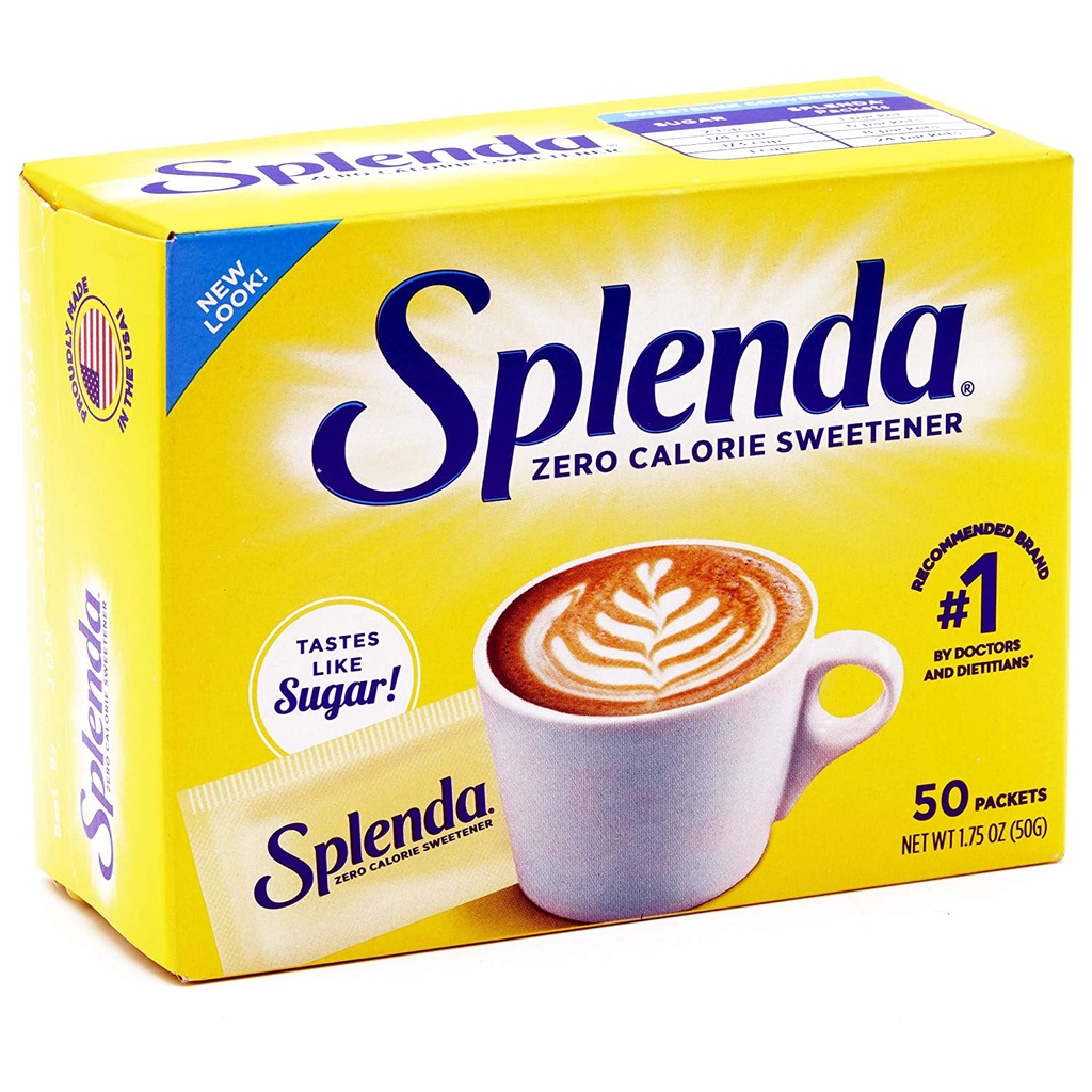 SPLENDA ZERO CALORIE SWEETENER (50 PKS)