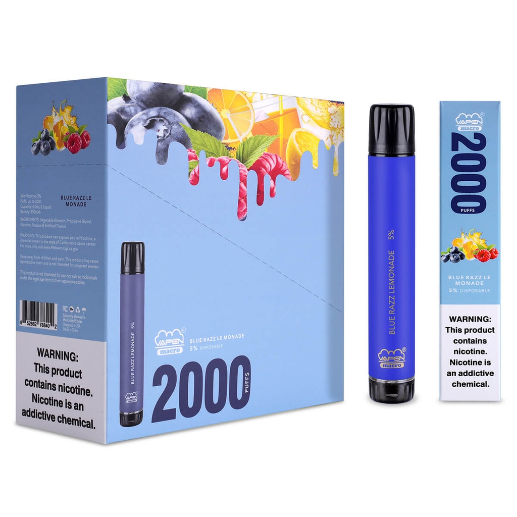 VAPEN MACRO - BLUE RAZZ LEMONADE