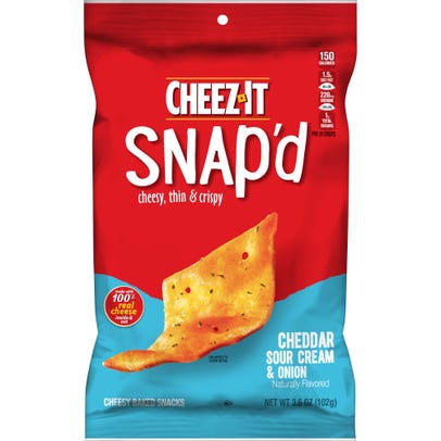CHEEZ IT SNAP'D SOUR CREAM & ONION 21g