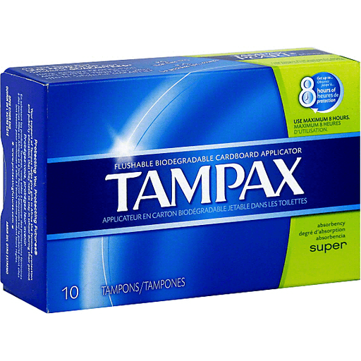 TAMPAX SUPER PLUS 10CT
