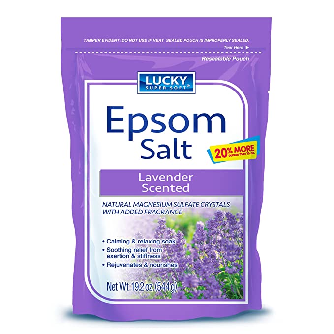 EPSOM SALT - LAVENDER SCENTED 544G