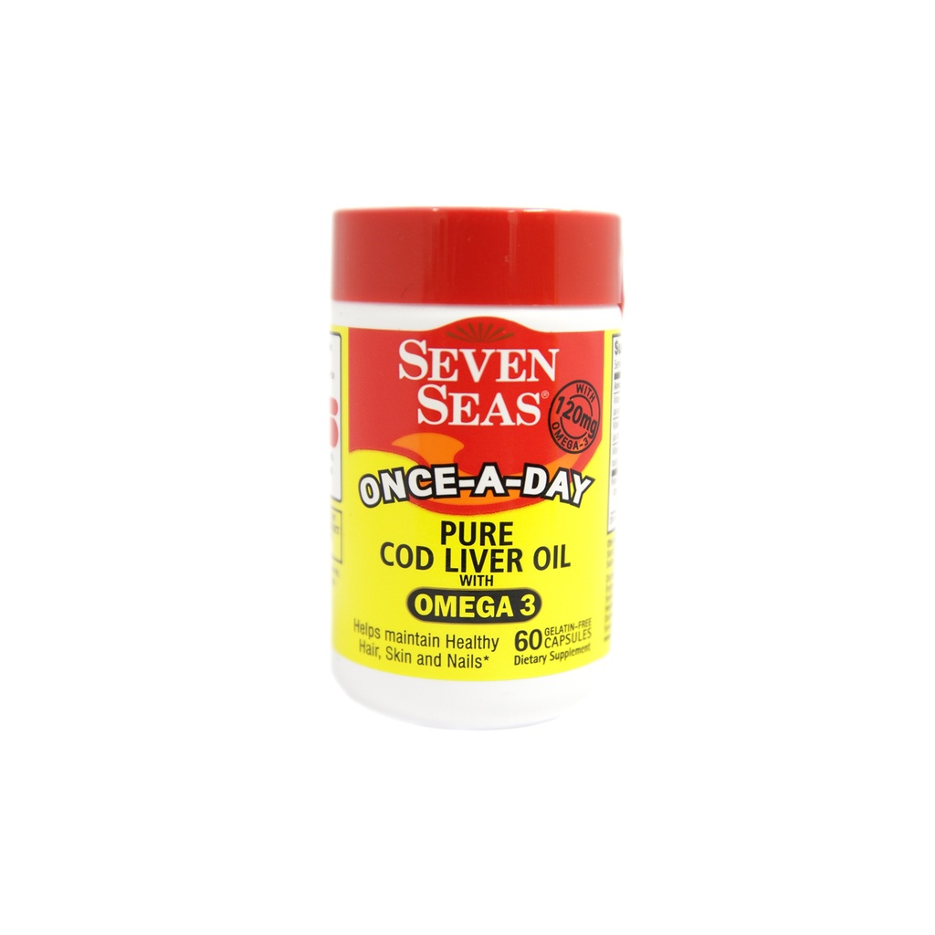 SEVEN SEAS COD LIVER OIL OMEGA 3 60 CAPS