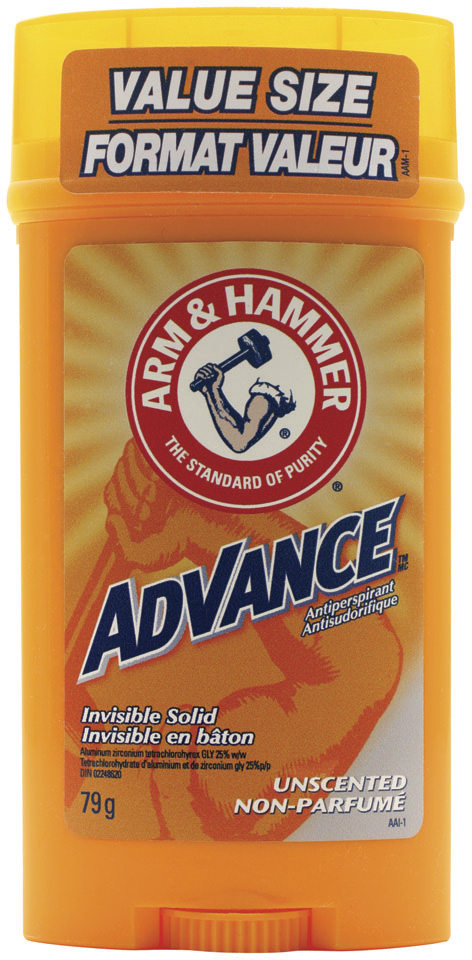 AH ADVANCE UNSCENTED DEODORANT 73G