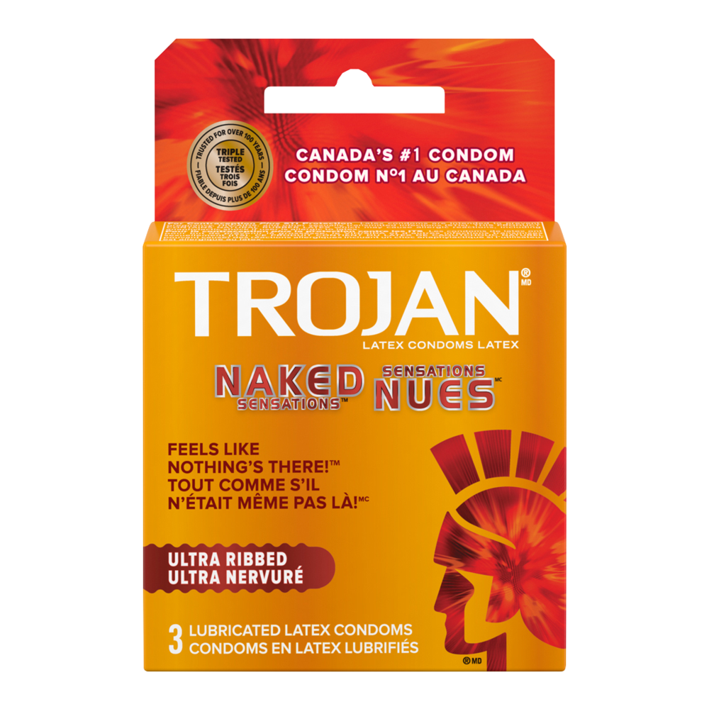 TROJAN NAKED SENSATIONS 3CT