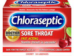 CHLORASEPTIC S/THR LOZ CHERRY (18PCS)