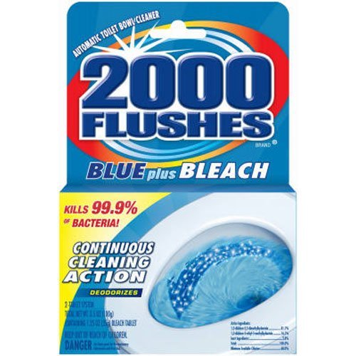 2000 FLUSHES BLUE CUBE 3.5OZ