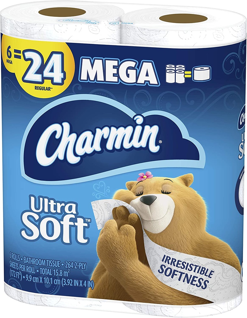 CHARMIN ULTRA SOFT MEGA 6PK