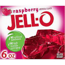 Kraft Jell-O RASPBERRY