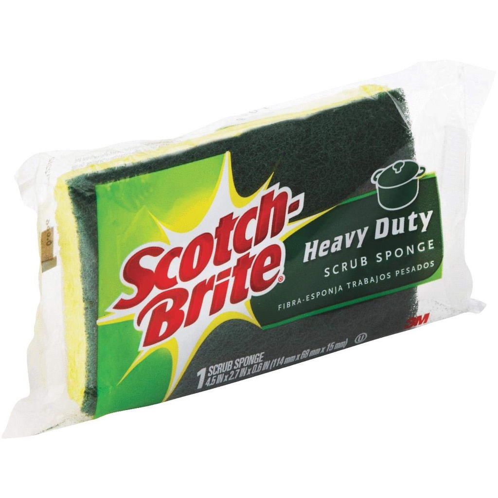 Scotch Brite Heavy Duty Scrub Sponge (sq)