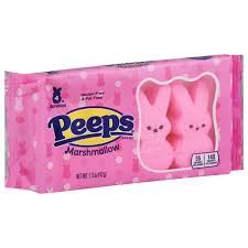 PEEPS M/MALLOW CHICKS PINK 5CT 1.5OZ