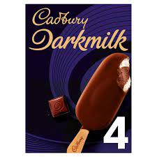 CADBURY DARK MILK ICE CREAM BAR (4CT)