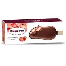 HAAGEN DAZ STRAWBERRIES & CREAM BAR 80ML