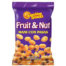 SUNSHINE SNACKS FRUIT & NUT 45G