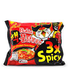 SAMYANG RAMEN HOT CHICKEN 3X SPICY 140G