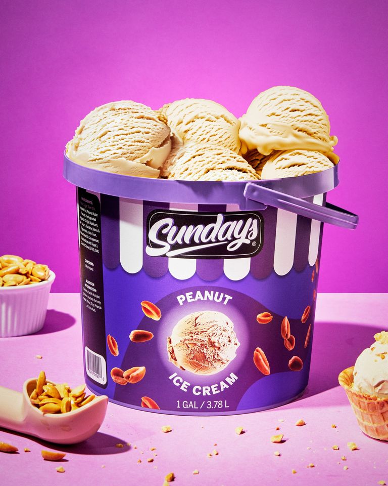 SUNDAYS ICE CREAM - PEANUT 1L
