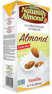 NATURALLY ALMOND VANILLA 32OZ