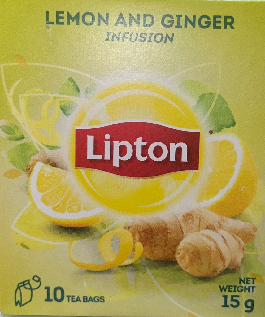 Lipton Benefit-Led Teas Lemon & Ginger 15g