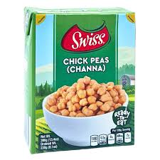 SWISS CHICK PEAS 380G (READY TO EAT)