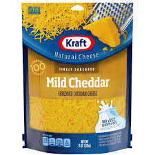 Kraft Shredded Mild Cheddar 8oz