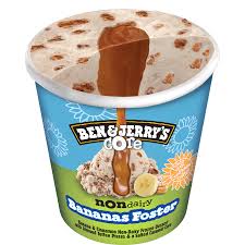 BEN & JERRY NON-DIARY BANANAS FOSTER 1 PINT