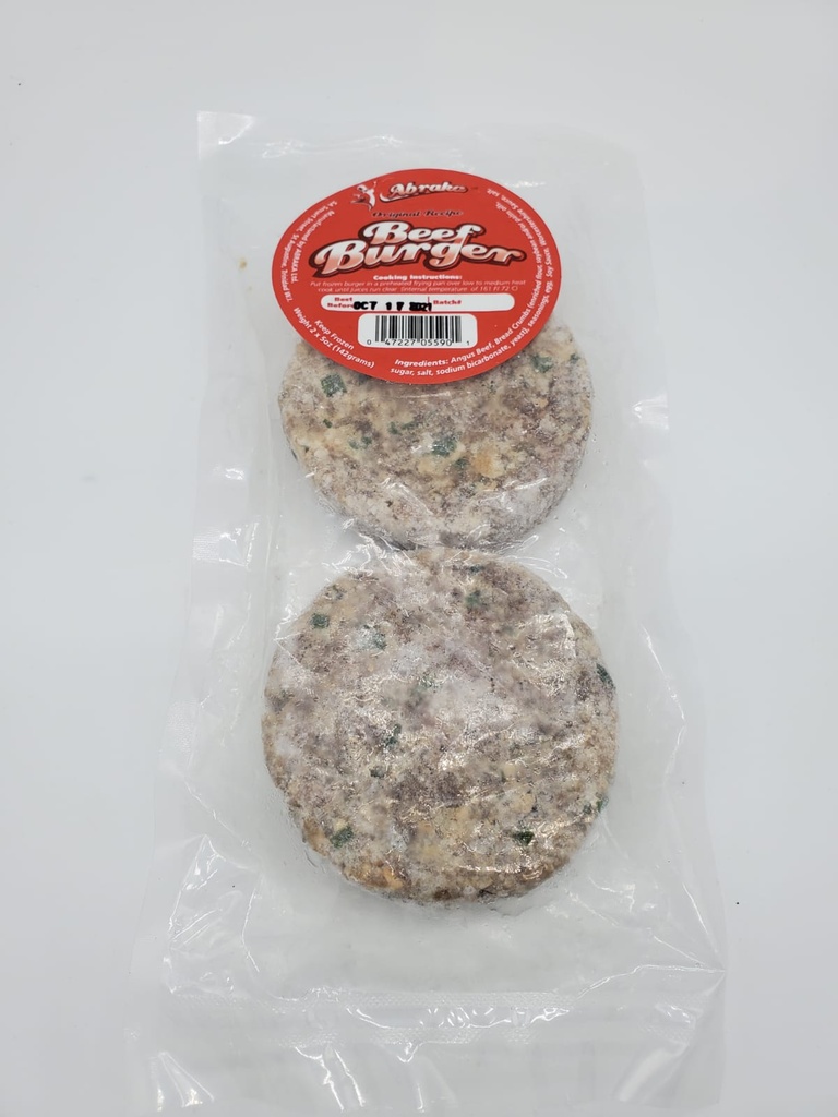 ABRAKA Original Burger Pattie (Beef)