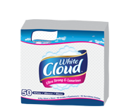White Cloud Lunch Napkins 50pk