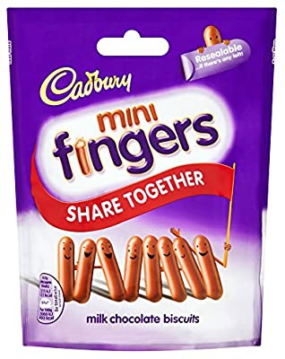 CADBURY MINI FINGERS 125g
