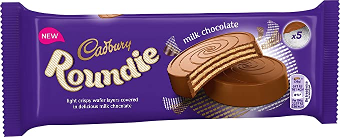 CADBURY ROUNDIE MILK 180G