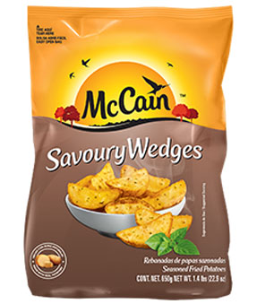 McCAIN WEDGES SAVOURY 650g
