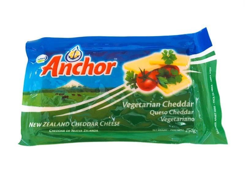 ANCHOR VEGETARIAN CHEDDAR 250GR