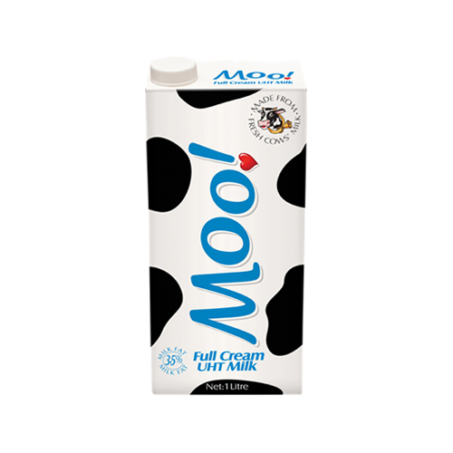 MOO! FULL CREAM UHT MILK 1LT