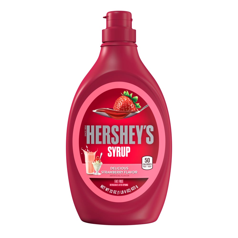 HERSHEYS STRAWBERRY SYRUP BT 22oz