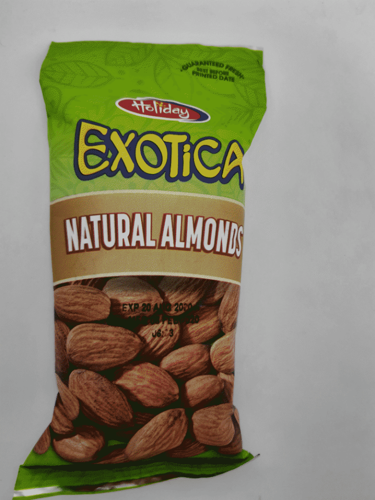 EXOTICA NATURAL ALMONDS  60g