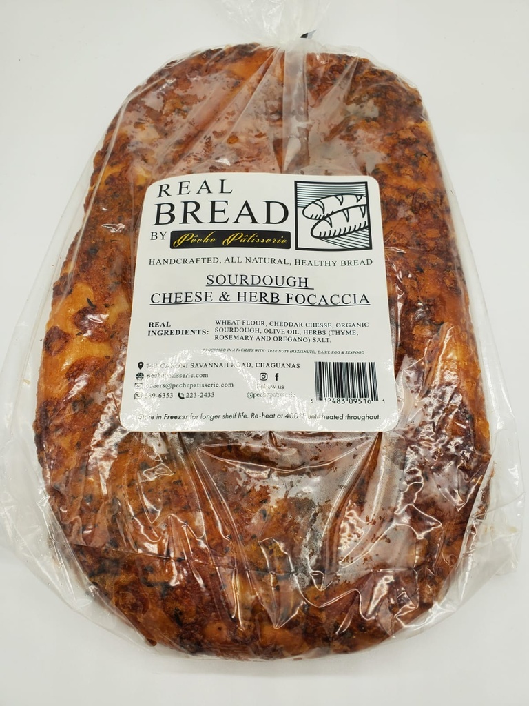 PECHE PASTRY-CHEESE & HERB FOCACCIA