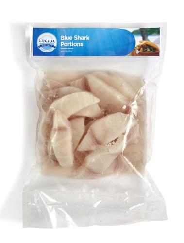 SHARK BLUE PORTIONS SKIN OFF 1lb