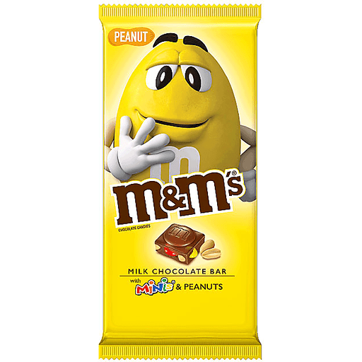 M&M Peanuts Minis XL Tablet Bar King