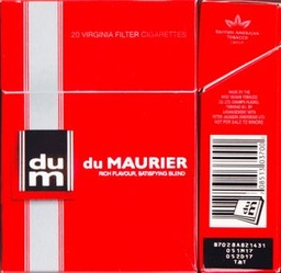 [01856] Du Maurier 10's (Lucky Red LS)
