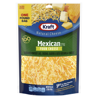 Kraft Mexican 4 Cheese Finely Shredded 