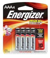 Energizer Max AAA4